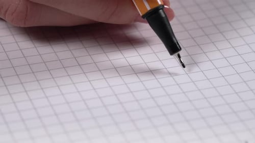 Close Up Writing I Love You Note