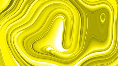 Líquido brilhante ondulado, torção, gradiente abstrato.