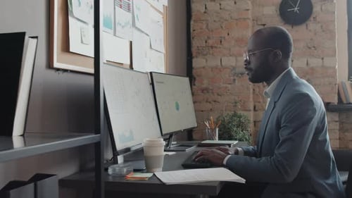 Office Manager Working with Documents