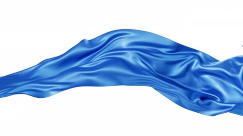 Flowing wave cloth curve line with alpha channel