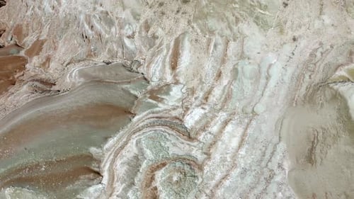 Desert Arid Environment Birds Eye Aerial Footage