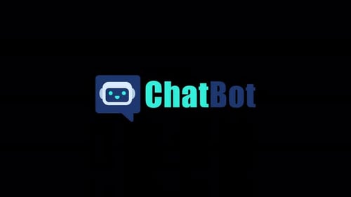 Chatbot Text Animation 4K On Alpha