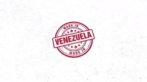 Made In Venezuela Rubber Stamp