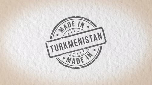 Made In Turkmenistan Stamp