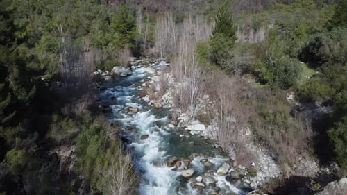 ride on a crystalline river in the mountains