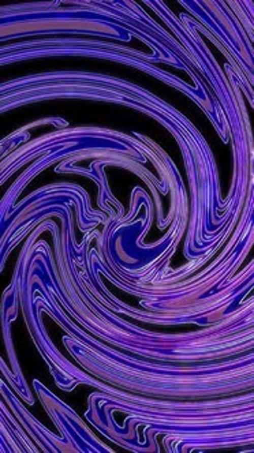 3D animation vertical beautiful video color blue abstract bright light energy 4K of smooth lines