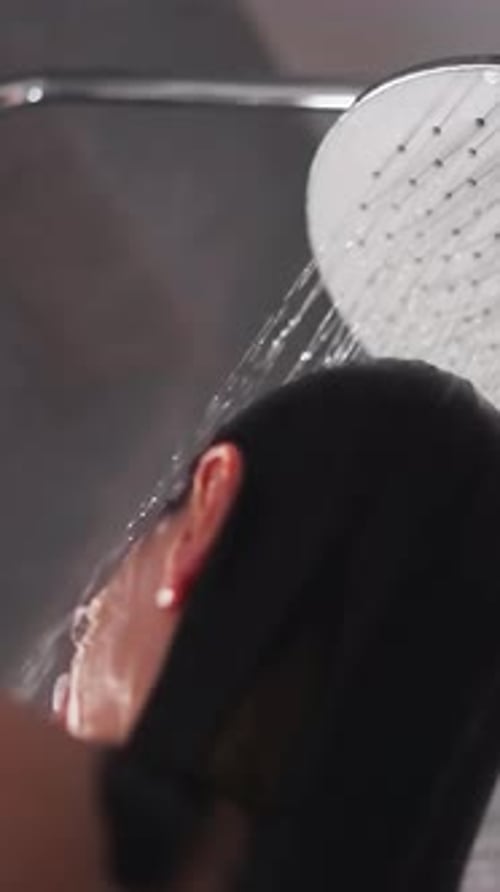 Woman Taking Shower