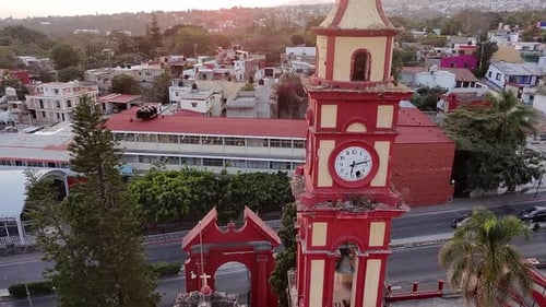 Glockenturm der Gemeinde Tlaltenango