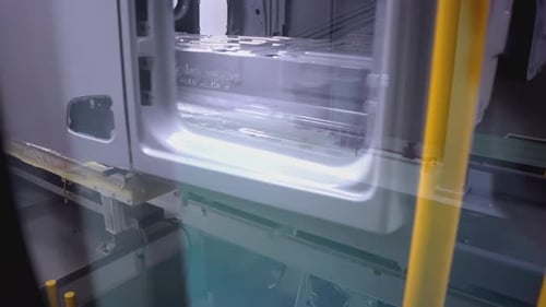 Automated Car Body Painting Robot in Modern Factory