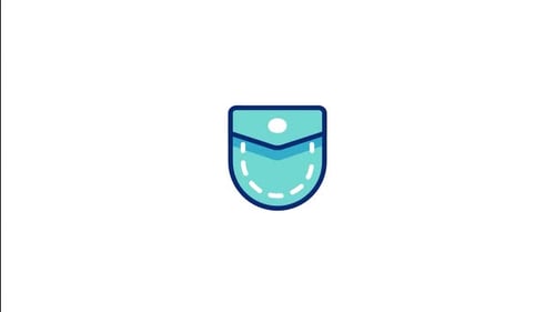 Animiertes Taschensymbol