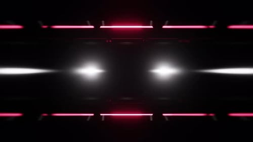 Pink With White Light Horizontal Vj Seamless Loop Background Tunnel