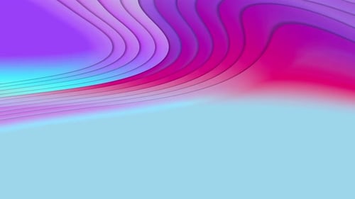 Incroyable illustration linéaire et ondulée sur fond dégradé