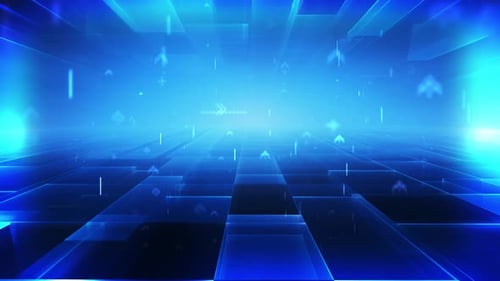 Blue Corporate Background Loop