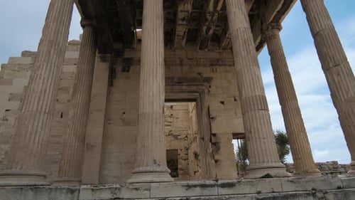 The Temple of Athena Nike, on the Acropolis of Athens, Greece