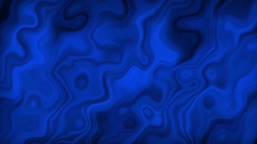 Abstract Blue Fluid Waves Seamless Looping Background