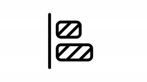 horizontal line icon animation