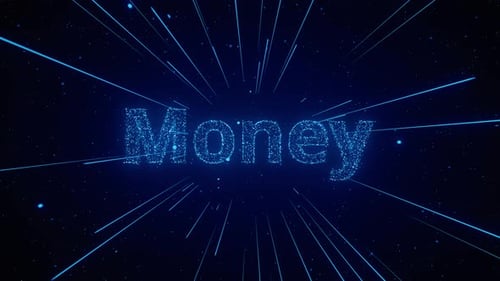 Geldpartikel-Animation