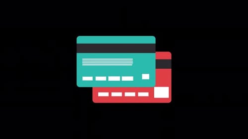 Credit Card Animation 4K On Alpha