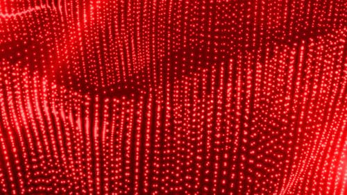 Abstract digital connection moving dots and lines background. 3823