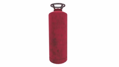 Fire Extinguisher 3d emergency tool rotating loop