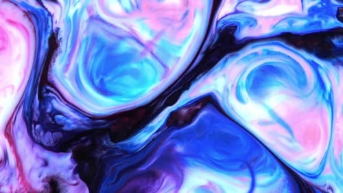 Abstract Colorful Ink Movements Spreads On Water Texture 335