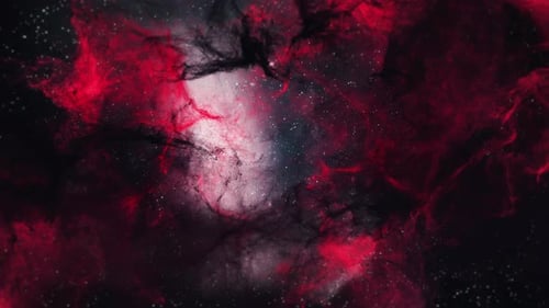 Dunkler Plasmawolken von Nebula Loop 4K.