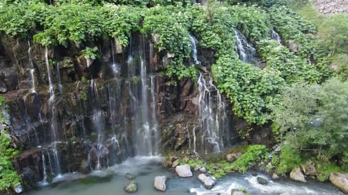 Wasserfall in der Schlucht