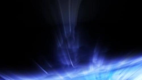 Ethereal Blue Light Streaks Abstract Energy Motion Background