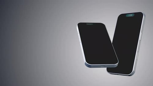 Dynamic Profile-to-Front iPhone Mockup Animation | 4K Alpha Octane Render