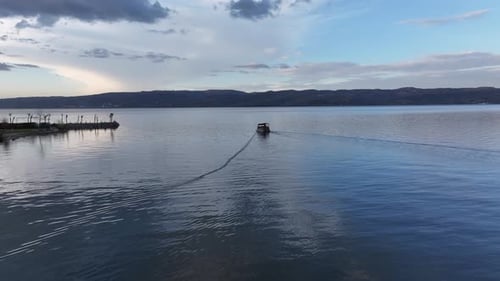 Sightseeing Boat On The Lake