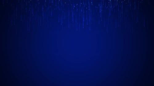 Futuristic Glowing Blue Digital Lines