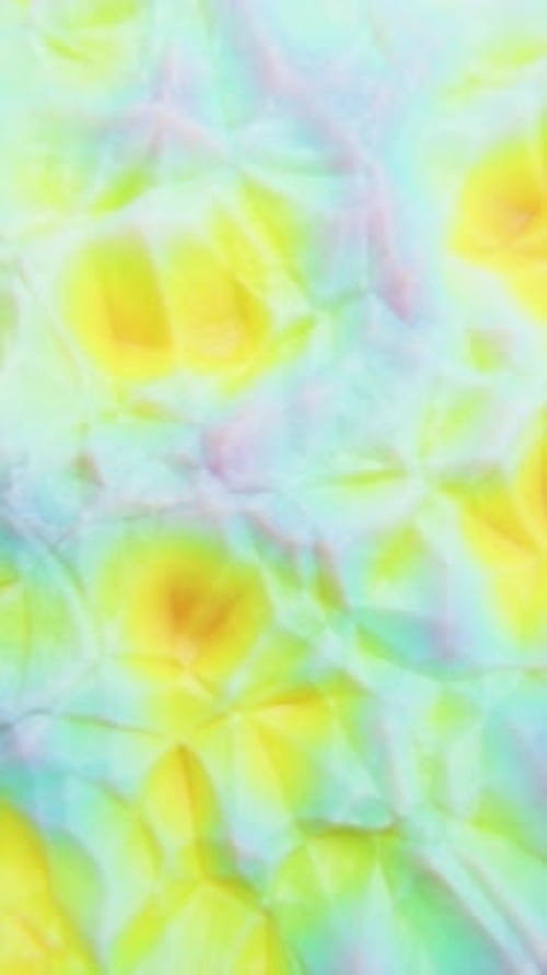 Abstract Pattern with Multicolored Moving Crystal Shaped Object Loop