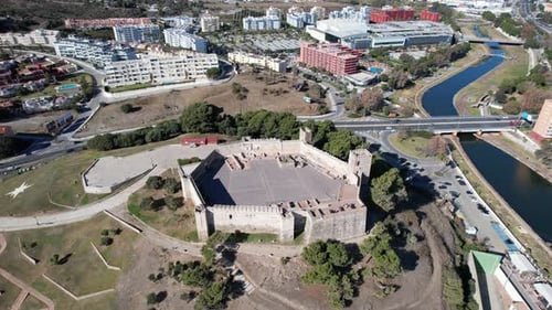 Stunning Fuengirola Castle Aerial Footage - Exploring the Beauty of Spain's Historical Castle