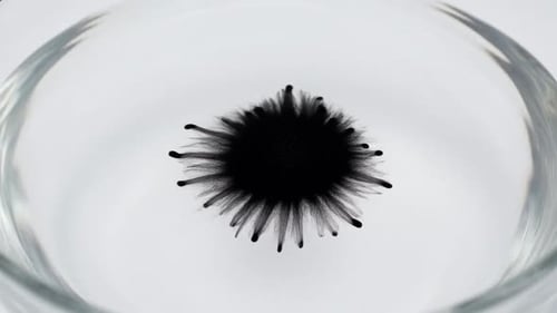 Gradient de diffusion d'encre