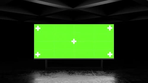 Futuristic 3D Conference Stage Display Mockups