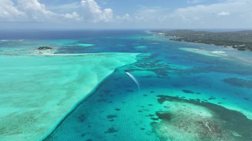 Underwater Dune At San Andres In Providencia Y Santa Catalina Colombia.