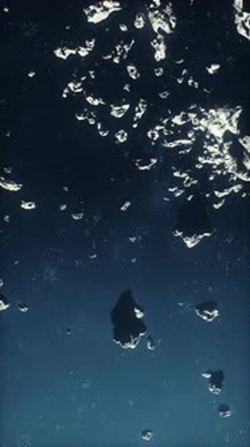 Cosmic Rocks Floating Upwards Abstract Vertical Background