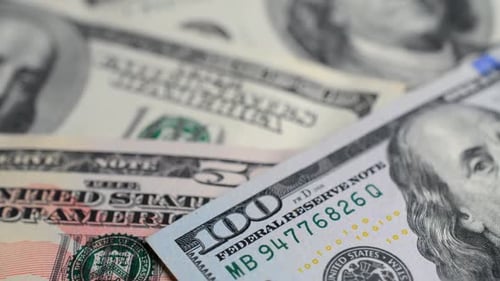 the Background of the Dollar Bills