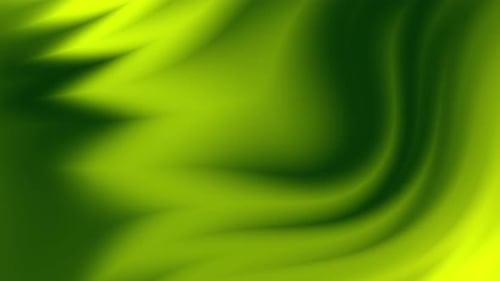 Dark Green And Yellow Gradient Wave Background