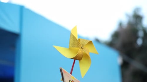 Yellow Pinwheel