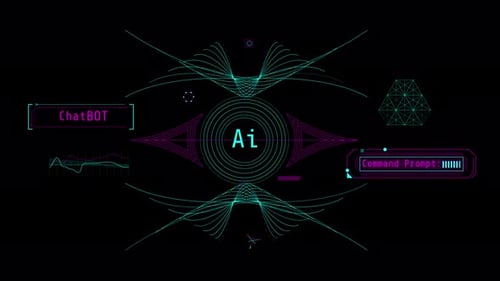 Animation of Infographics About Chatbot and Artificial Intelligence