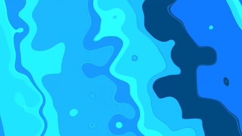 Abstrakter wellenförmiger glänzender mehrfarbiger flüssiger Animationshintergrund