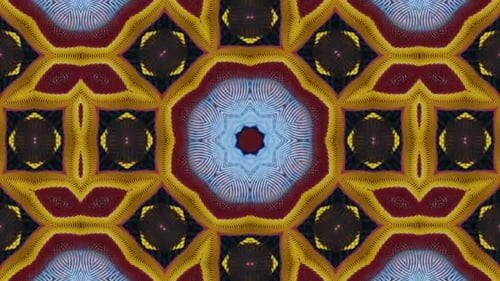 HD Abstrakter Kaleidoskop-Bewegungshintergrund