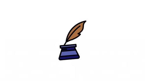 Animated Inkwell icon Alpha Channel