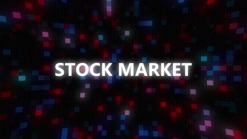 Stock market Text Animation