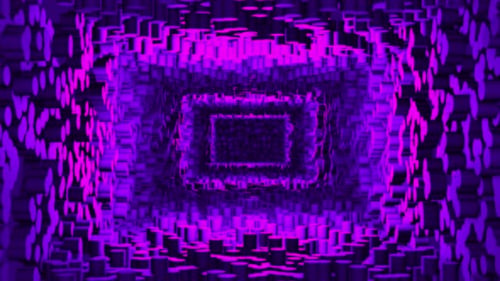 Cylinder Tunnel Background