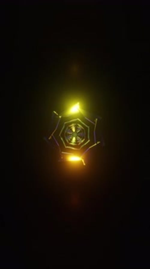 Vertical Video A Pulsating Canvas of Vivid Colors in a Hypnotic and Psychedelic Backdrop