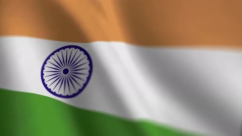 Drapeau de l'Inde avec Animation Graphiques animés