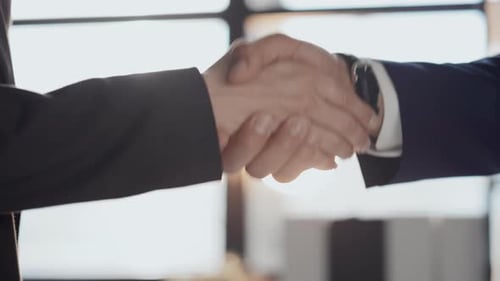 Businessmen Making Handshake Agreement