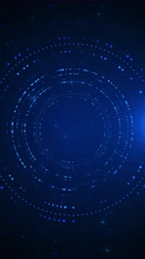 Tunnel de données futuriste, flux de données en code binaire, créant un effet tunnel de données numérique, Binary Co.